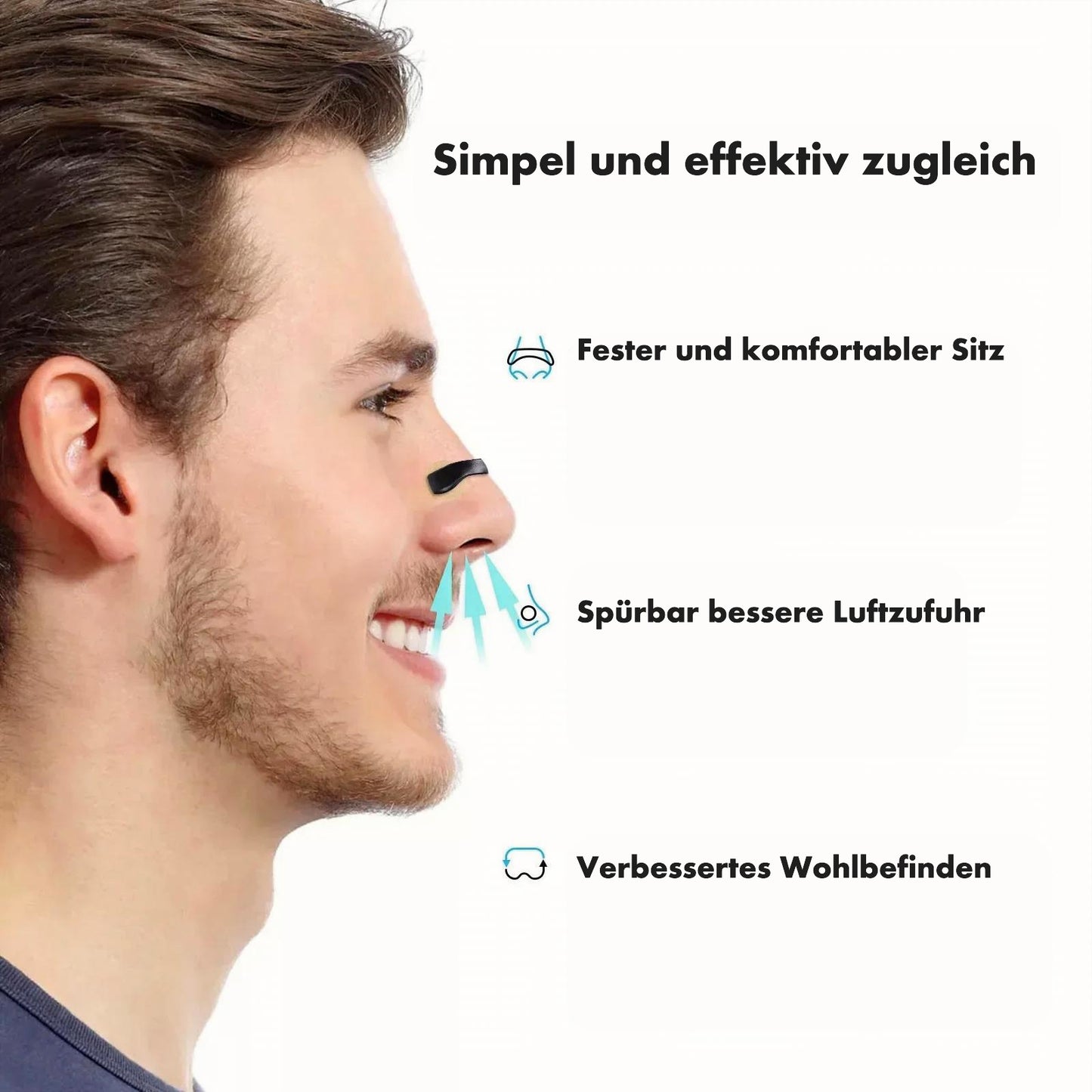 Magnetische Nasenklammer