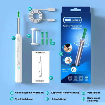Ohrenreiniger Otoskop mit Kamera